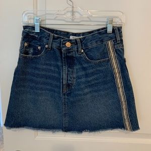 Denim skirt bershka